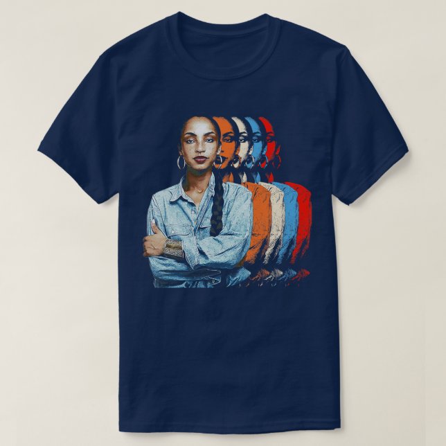 Shadow Classic Retro Sade TShirt (Design Front)
