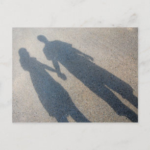 Shadow Couple Postcard