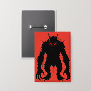 Shadow Demon Monster Red Eyes Horror gift
