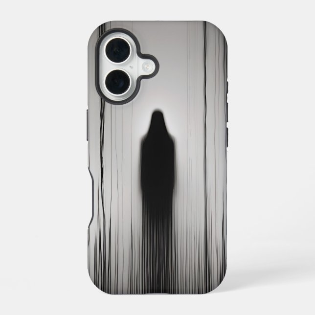 Shadow Entity | Minimalist Aesthetic iPhone 16 Case (Back)