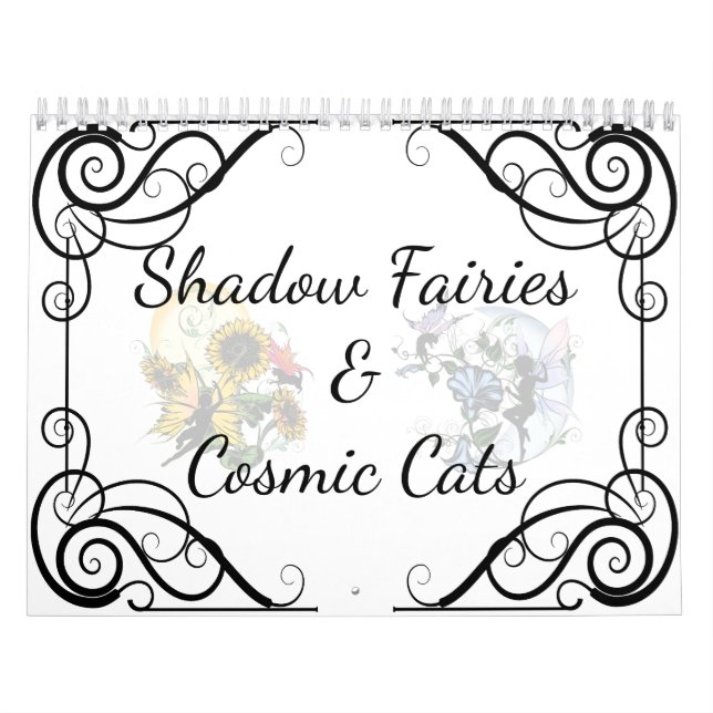 Shadow Fairies and Cosmic Cats Calendar (Cover)