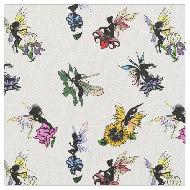 Shadow Fairies Fabric (Close Up)