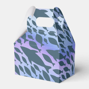 Shadow Fish Shark Whale on gradient galaxy Favour Box