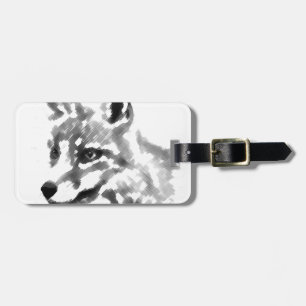 Shadow Fox Luggage Tag