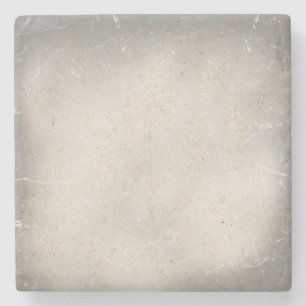 Shadow Framed Paper Texture - Beige Stone Coaster