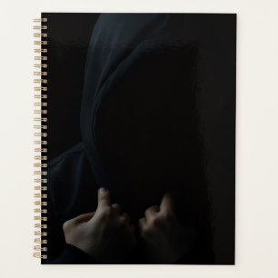 Shadow Gaze Hoodie – Dark Halloween Style Planner