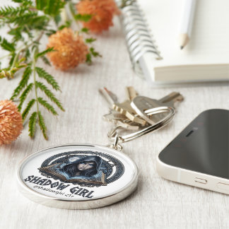 shadow girl key ring