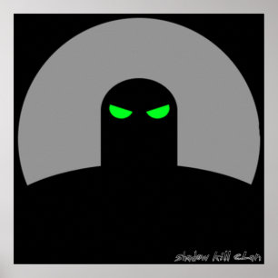 Shadow Kill Clan Shadow Figure Poster