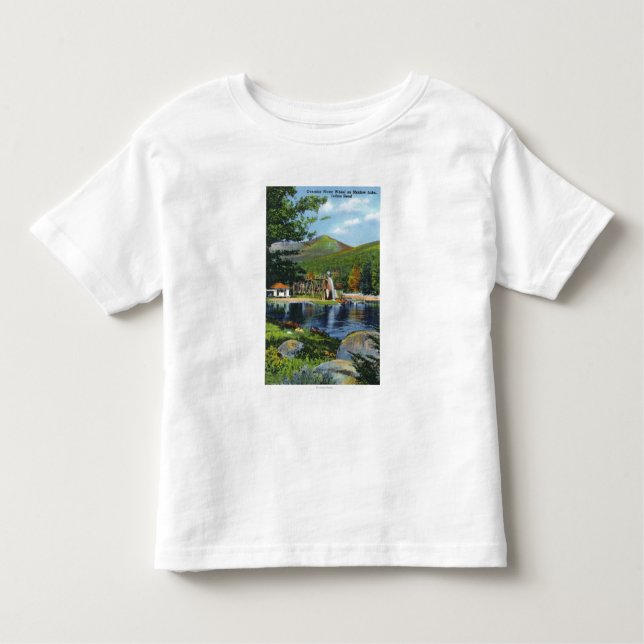 Shadow Lake Overshot Water Wheel View Toddler T-Shirt (Front)