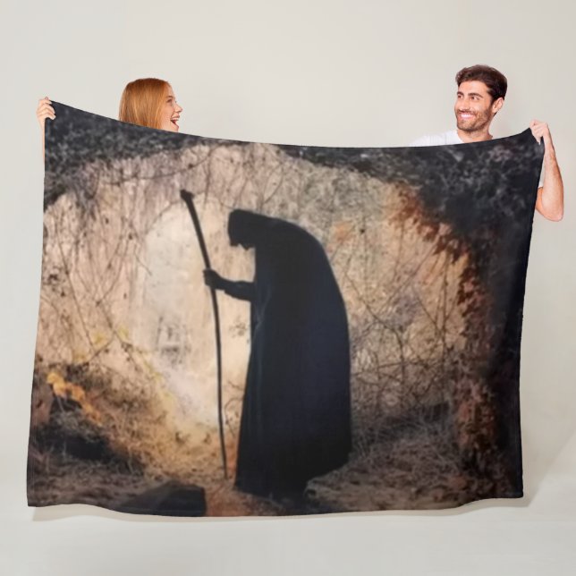SHADOW MAN FLEECE BLANKET (In Situ)