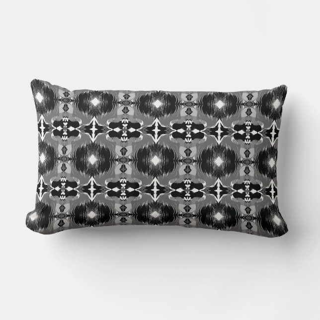 Shadow Mirror Pattern  Lumbar Cushion (Front)
