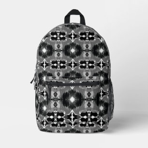 Shadow Mirror Pattern Printed Backpack