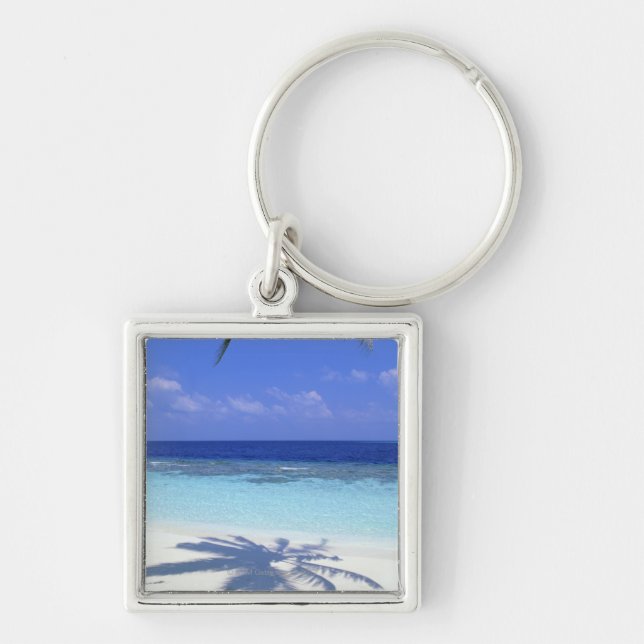 Shadow of Palm Tree Key Ring (Front)