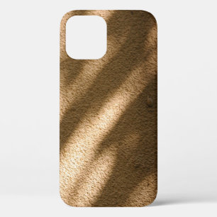 Shadow on brown carpeted floor iPhone 12 case