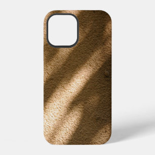 Shadow on brown carpeted floor iPhone 12 case