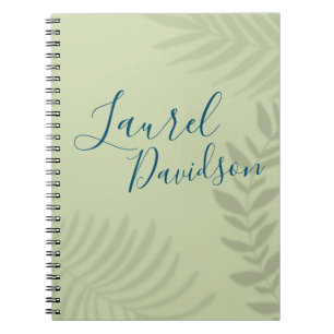 Shadow Palm Sage Notebook