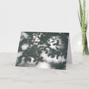 Shadow Patterns Card