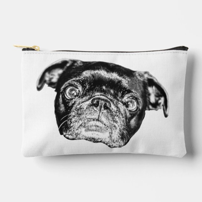 Shadow Pug Beauty Bag (Front)