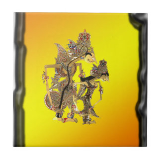 Shadow Puppets Indonesian Tile