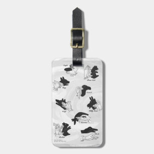 Shadow Puppets Luggage Tag