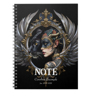 Shadow Queen – Panther Spirit Emblem. Notebook