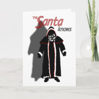Shadow Santa Card