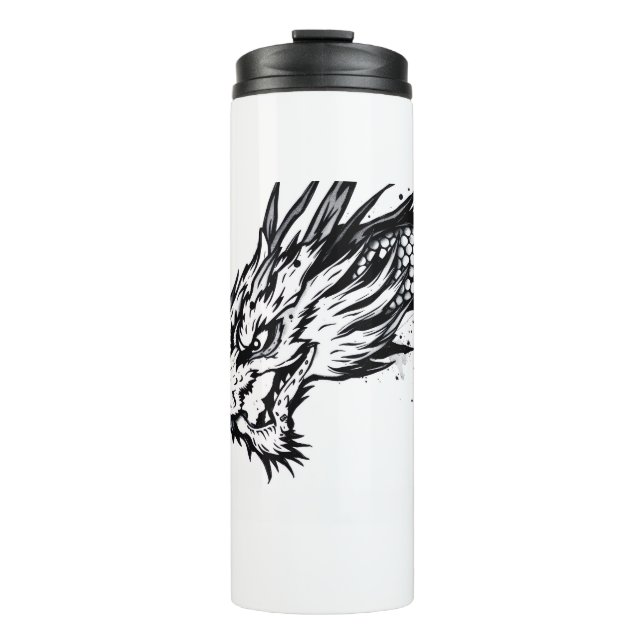 Shadow Scale Dragon Thermal Tumbler (Front)