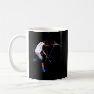 Shadow Scooting Trick Scooter Art Coffee Mug