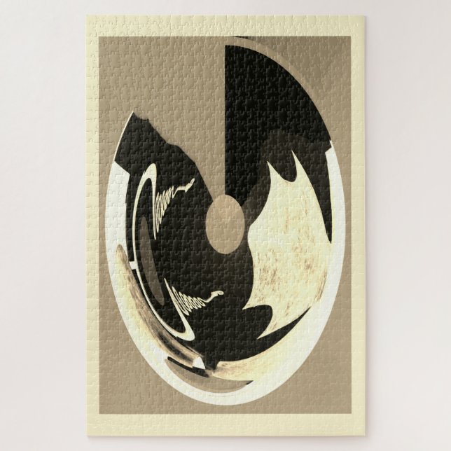 Shadow segment jigsaw puzzle (Vertical)