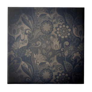 Shadow Smokey Charcoal Grey Tan Dark   Ceramic Til Ceramic Tile