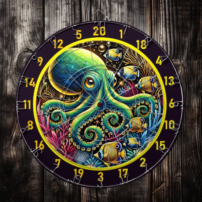 Shadow Tide Octopus Dartboard (Creator Uploaded)