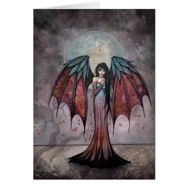 Shadow Trees Gothic Fairy Vampire Art Card (Front)