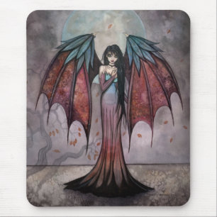 Shadow Trees Gothic Vampire Fantasy Fairy Art Mouse Pad