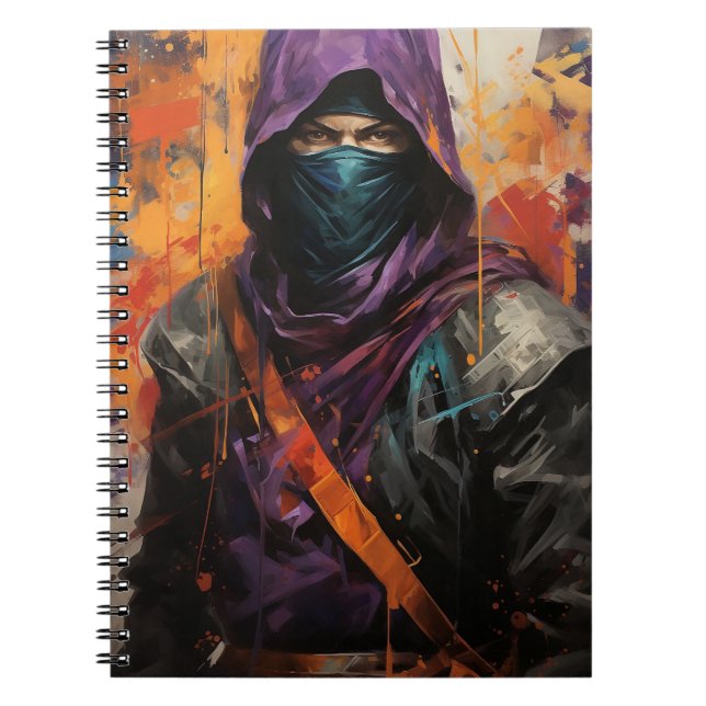 Shadow Veil: The Silent Sentinel Anime   Notebook (Front)