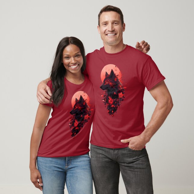 Shadow Wolf epic Design T-Shirt (Unisex)