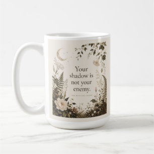 Shadow Work Botanical Vintage Floral Quote Coffee Mug