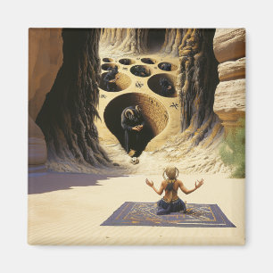 Shadow Work Occult Dark Witchy Recovery AI Art Magnet