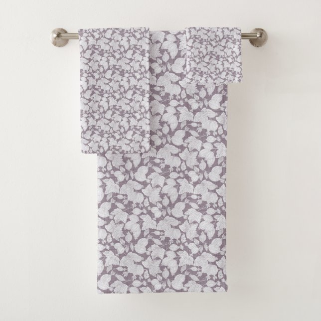 Shadowed Berry Leaf Towel Collection (Insitu)