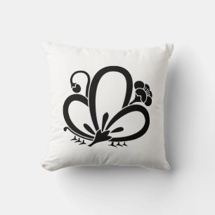 Shadowed butterfly-shaped Plum blossom Cushion