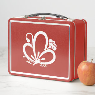 Shadowed butterfly-shaped Plum blossom Lunch Boxes