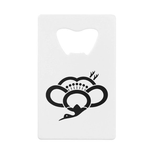 Shadowed crane-shaped plum blossom (Front)