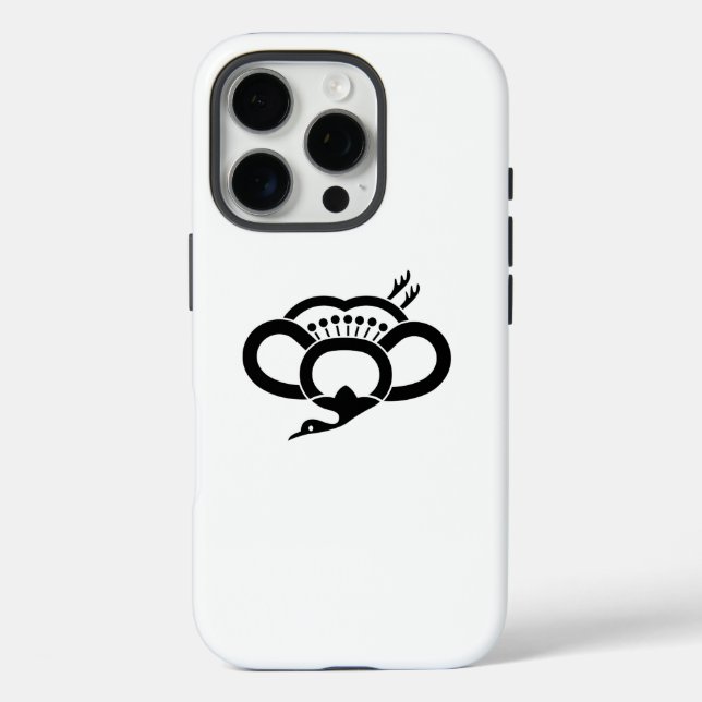 Shadowed crane-shaped plum blossom Case-Mate iPhone case (Back)