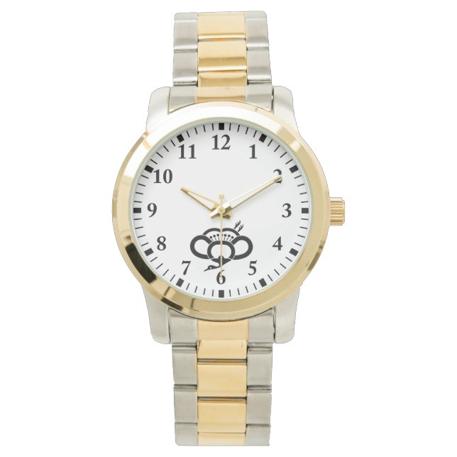 Shadowed crane-shaped plum blossom watch (Front)
