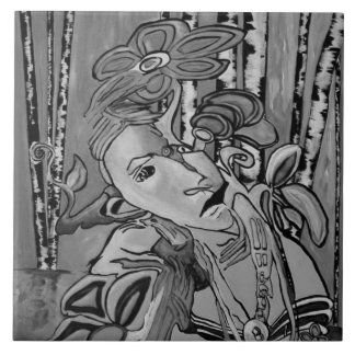 Shadowed Whispers of Colour — Limited Edition Ceramic Tile