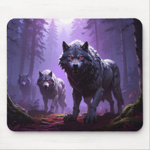 Shadowfang Pack – Midnight Wolves Fantasy Mousepad