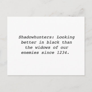 Shadowhunters Postcard