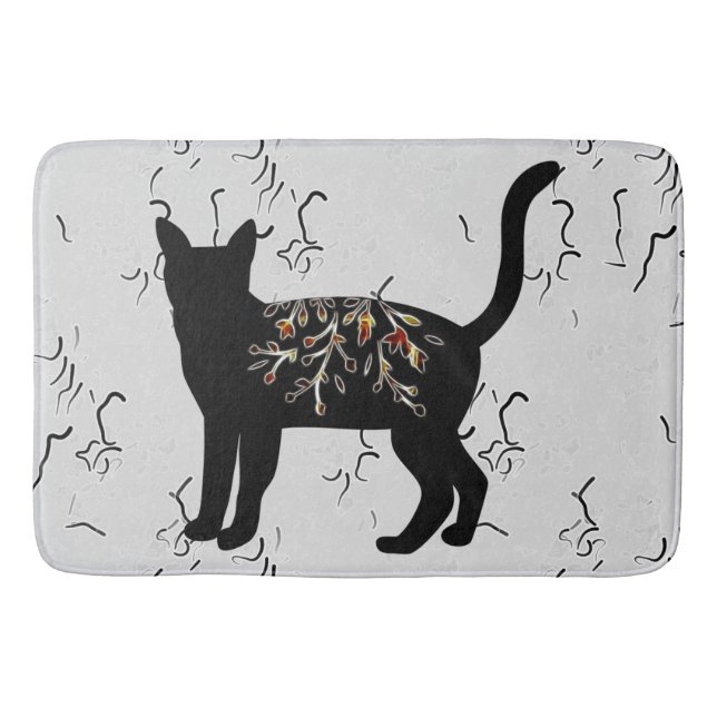 Shadowing Moon Bath Mat (Front)