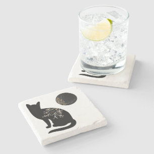 Shadowing Moon Stone Coaster