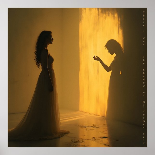 Shadows - AI Fantasy Digital Art Print (Front)