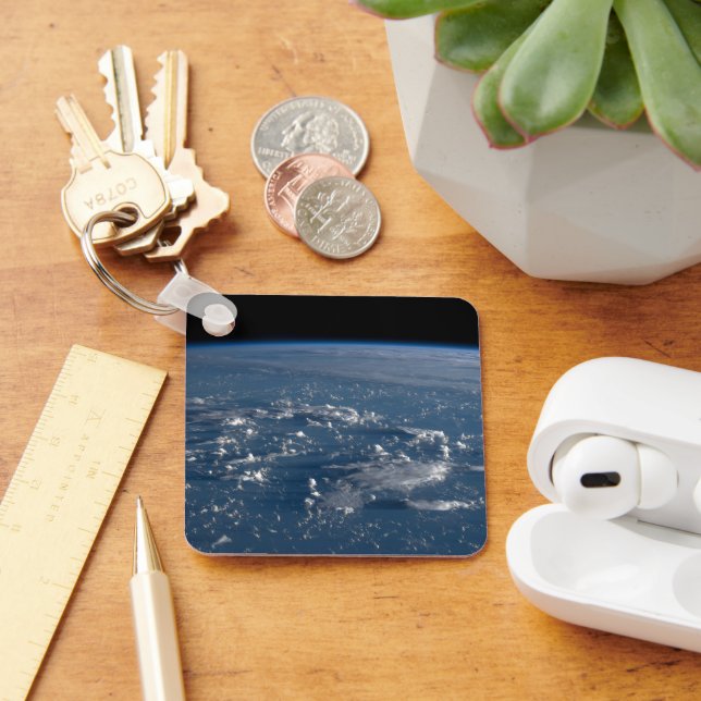 Shadows From Clouds Across The Philippine Sea Key Ring (Desk)
